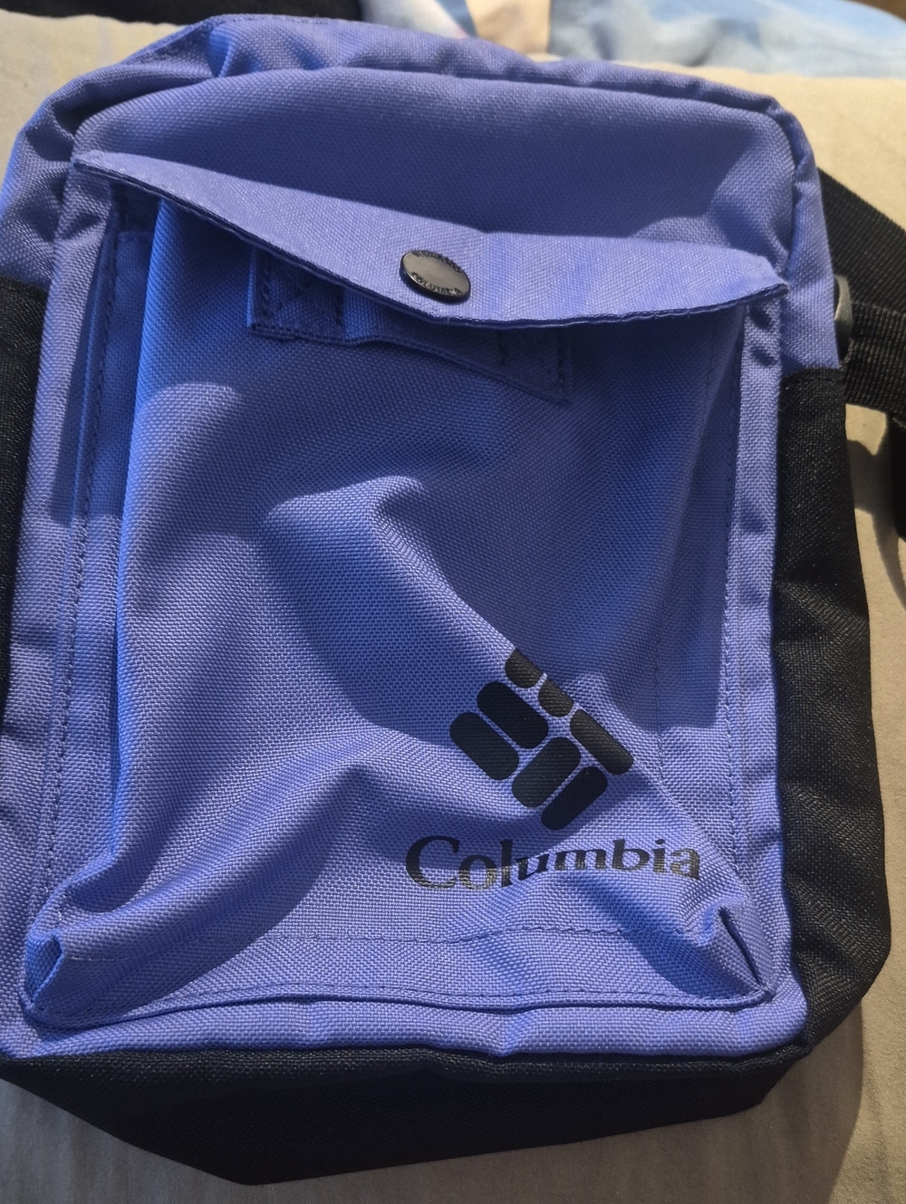 Columbia Purple and Black Messenger Sling Bag